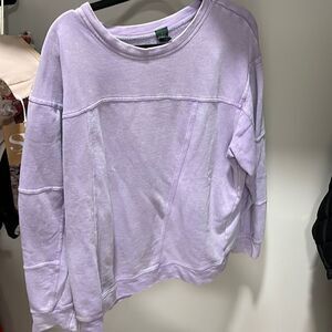 2x lavender crew neck